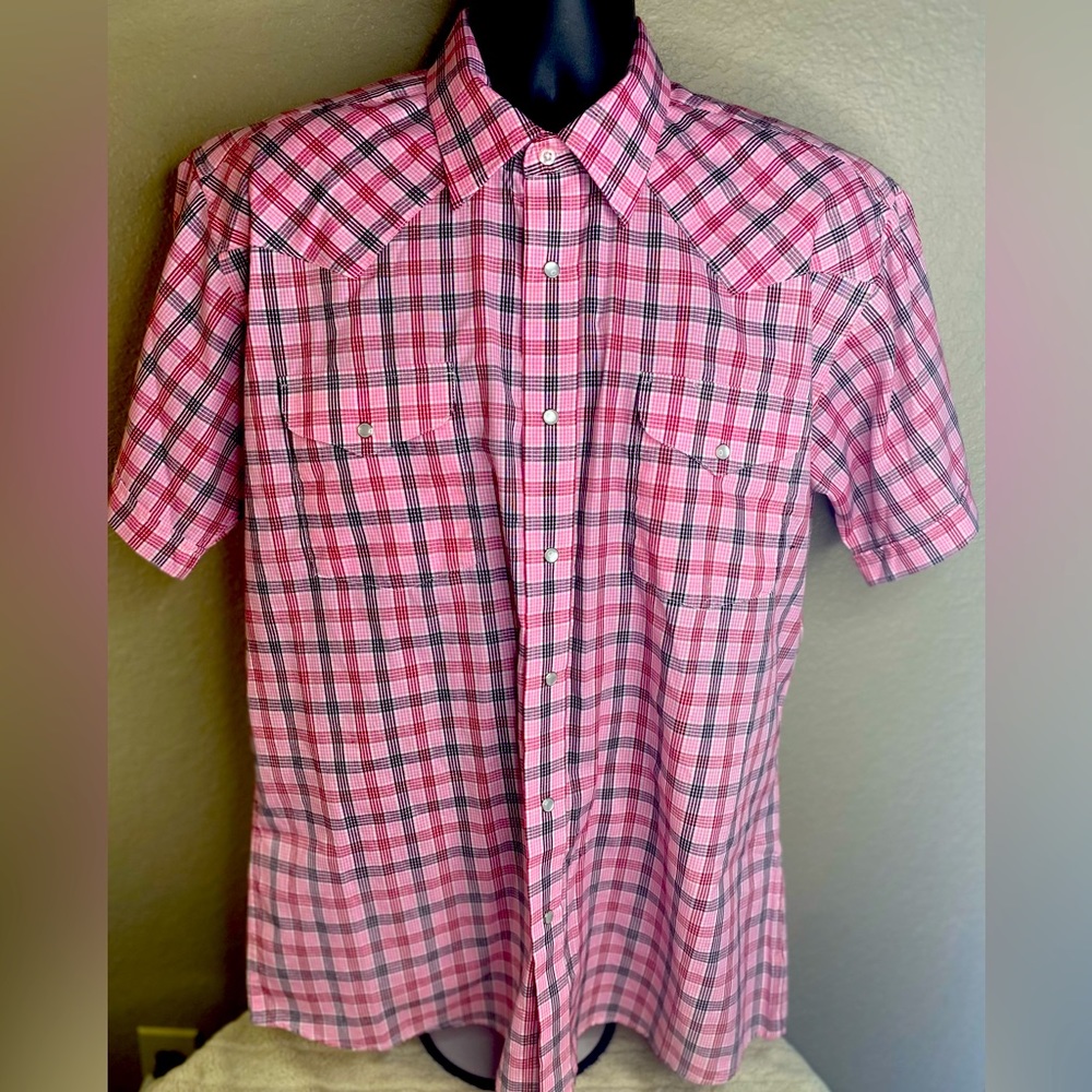 Panhandle slim Mens Pearlsnap size large